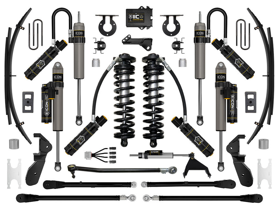 ICON 2023-2025 Ford F-250/F-350 Super Duty 4WD, 2.5-3" Lift, Stage 7 Coilover Conversion System with 4-Link and Expansion Packs for Ford Super Duty