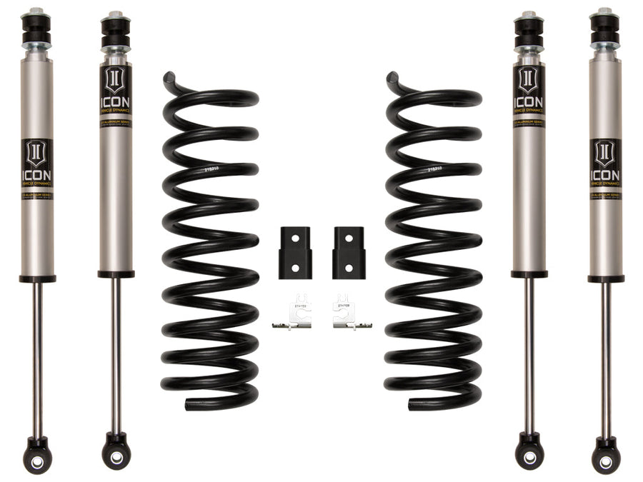 ICON 2014-Up Ram 2500 4WD, 2.5" Lift, Stage 1 Suspension System, w/ OEM Air Ride for Ram 2500