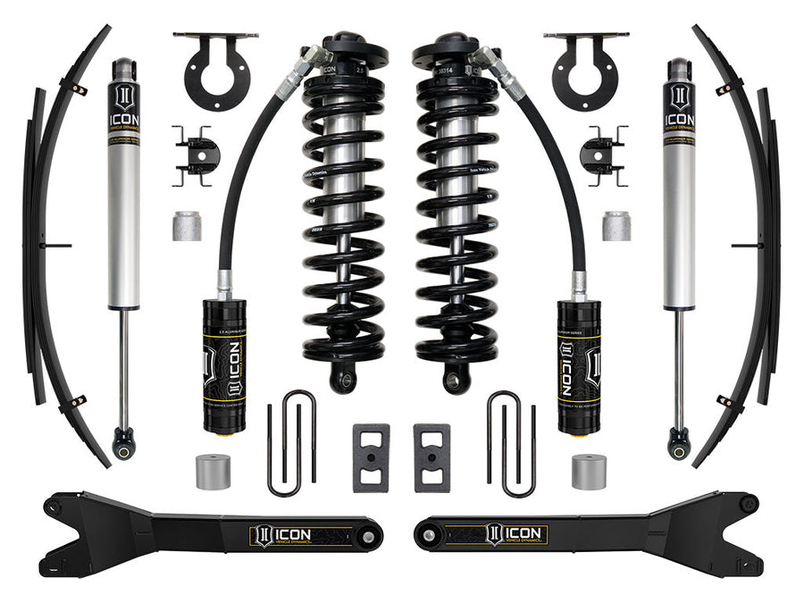 ICON 2023-2025 Ford F-250/F-350 Super Duty 4WD, 2.5-3" Lift, Stage 1 Coilover Conversion System w/ Radius Arms & Expansion Packs for Ford Super Duty