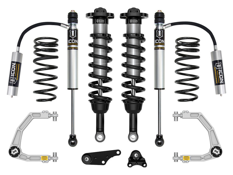 ICON 2024-2025 Toyota Tacoma 1.25-3" Lift, Stage 3 Suspension System, Billet, Overland Rear Springs for Toyota Tacoma