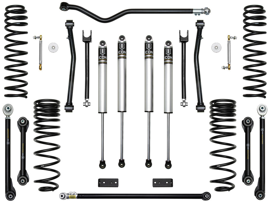 ICON 2020-Up Jeep Gladiator, 2.5" Lift, Stage 5 Suspension System, Tubular UCA for Jeep Gladiator