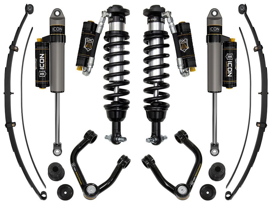 ICON 19-21 Ford Ranger, 0-3.5" Lift, Stage 8 Susp System, Tubular UCA Al Knuckle for Ford Ranger