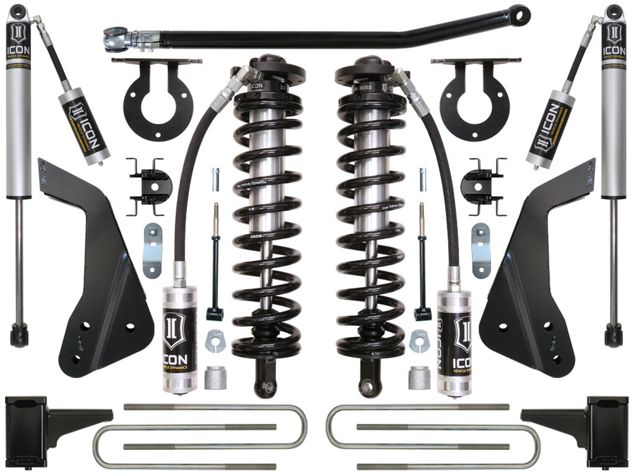 ICON 2005-2010 Ford F250/F350, 4-5.5" Lift, Stage 1 Coilover Conversion System for Ford Super Duty