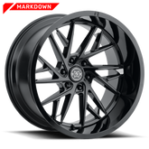 Method 801 Gloss Black Milled Wheel