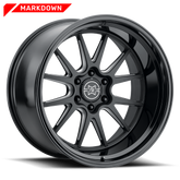 Method 802 Double Black Milled Wheel