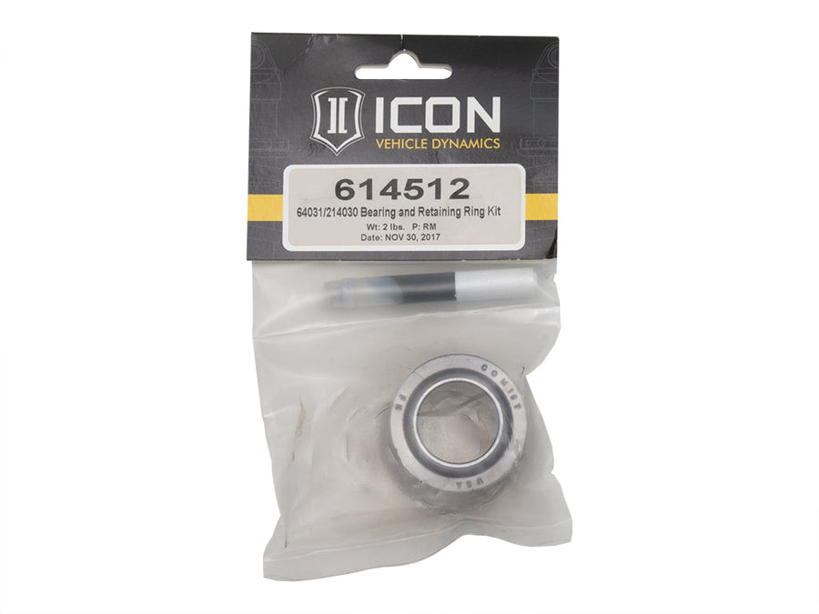 ICON 64031/214030 Track Bar Bearing & Retaining Ring Kit for Universal