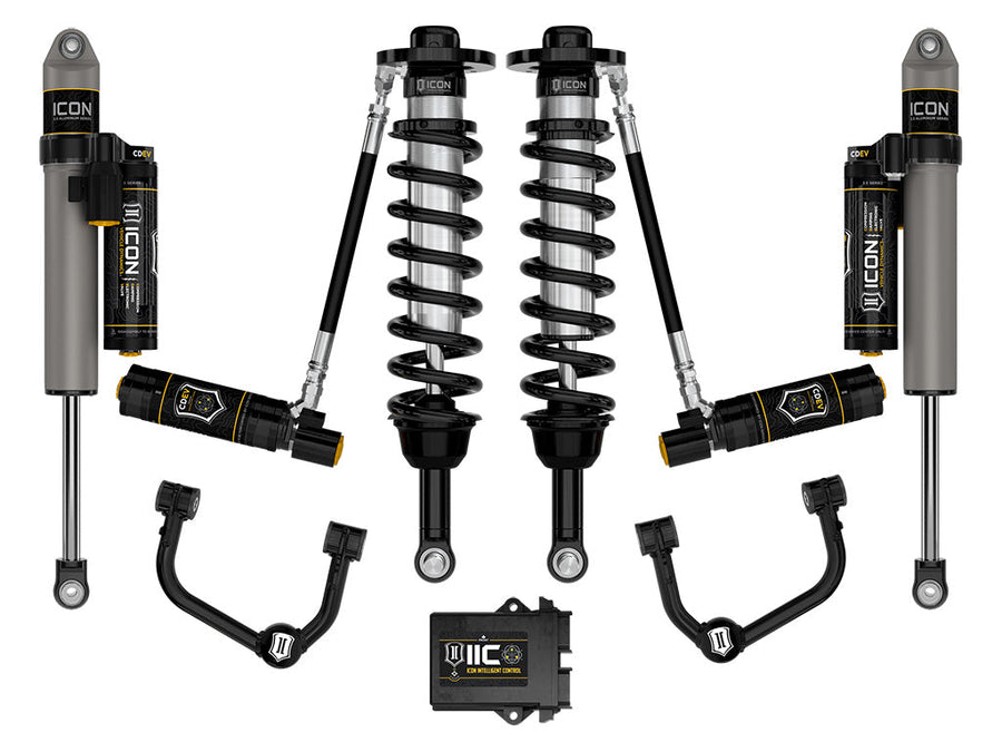 ICON 2021-2025 Ford F-150 4WD, 2.75-3.5" Lift, Stage 5 Suspension System, Tubular for Ford F-150