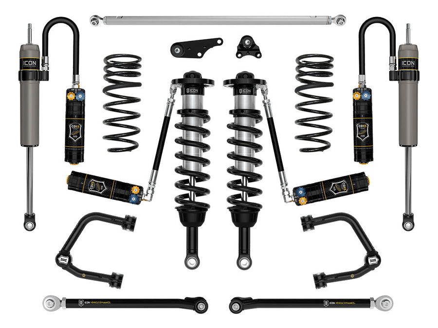 ICON 2024-2025 Toyota Land Cruiser 250 Series, 1.25-3" Lift, Stage 8 Suspension System, CDXS, Tubular for Toyota Land Cruiser
