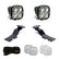 Squadron Pro A-Pillar Kit - Toyota 4Runner 2025-2026 Driving/Combo Clear