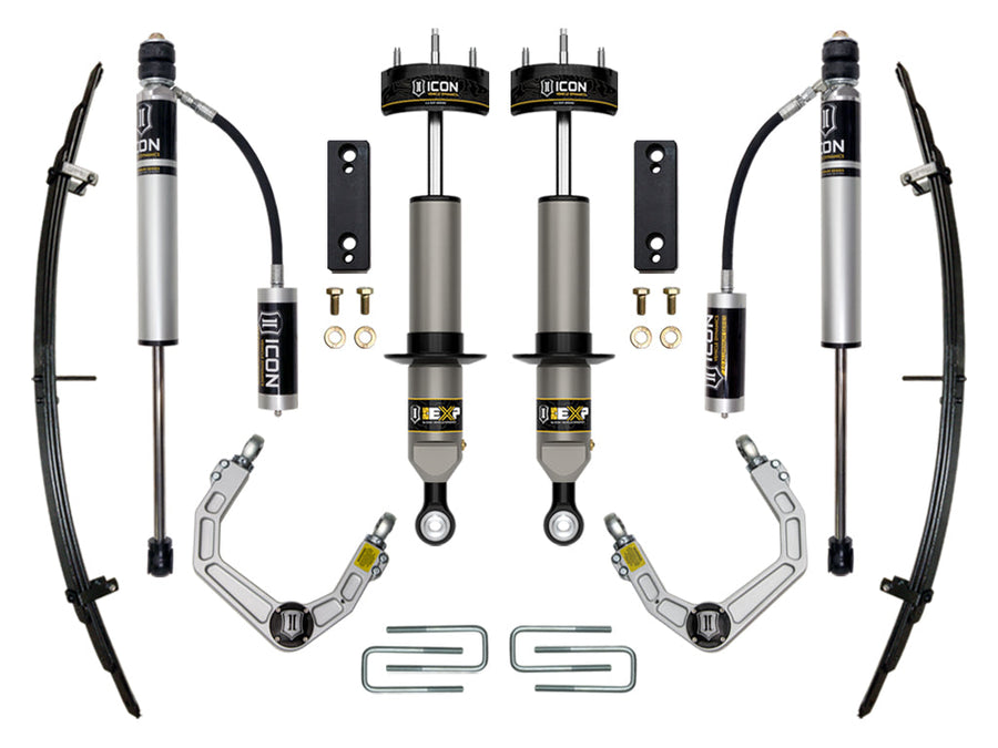 ICON 2005-2023 Toyota Tacoma, 0-2" Lift, Stage 3 EXP Suspension System, Billet UCA for Toyota Tacoma