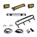 S8 10-inch/S2 Pro Grille Light Replacement Kit - 2025-2026 Toyota 4Runner, TRD Pro Multi Pattern Baja Amber
