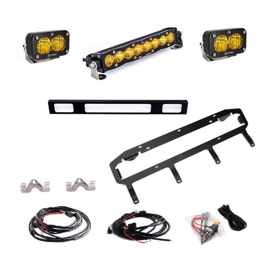 S8 10-inch/S2 Pro Grille Light Replacement Kit - 2025-2026 Toyota 4Runner, TRD Pro Multi Pattern Baja Amber