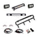 S8 10-inch/S2 Pro Grille Light Replacement Kit - 2025-2026 Toyota 4Runner, TRD Pro Multi Pattern Clear
