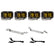 S2 SAE OEM Fog Light Replacement Kit - 2025-2026 Toyota 4Runner, Non-TRD Pro SAE Fog Baja Amber