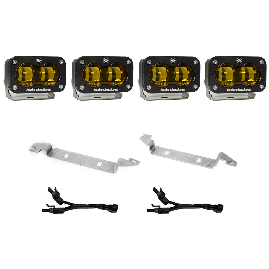 S2 SAE OEM Fog Light Replacement Kit - 2025-2026 Toyota 4Runner, Non-TRD Pro SAE Fog Baja Amber