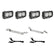 S2 Sport OEM Fog Light Replacement Kit - 2025-2026 Toyota 4Runner, Non-TRD Pro Wide Cornering Clear
