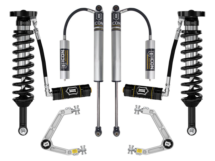 ICON 2023-2026 GMC Canyon AT4, Denali, & Elevation/Chevrolet Colorado Trail Boss, 1.75-2.5" Lift, Stage 3 Suspension System, Billet for Chevrolet Colorado