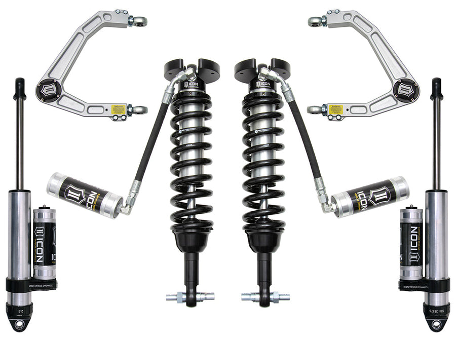 ICON 2019-2026 Chevrolet Silverado 1500/GMC Sierra 1500, 1.5-3.5" Lift, Stage 3 Suspension System, Billet for Chevrolet Silverado