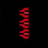 87-96 Ford F-Series/Bronco LUXX-Series LED Tail Lights Black Red | AlphaRex