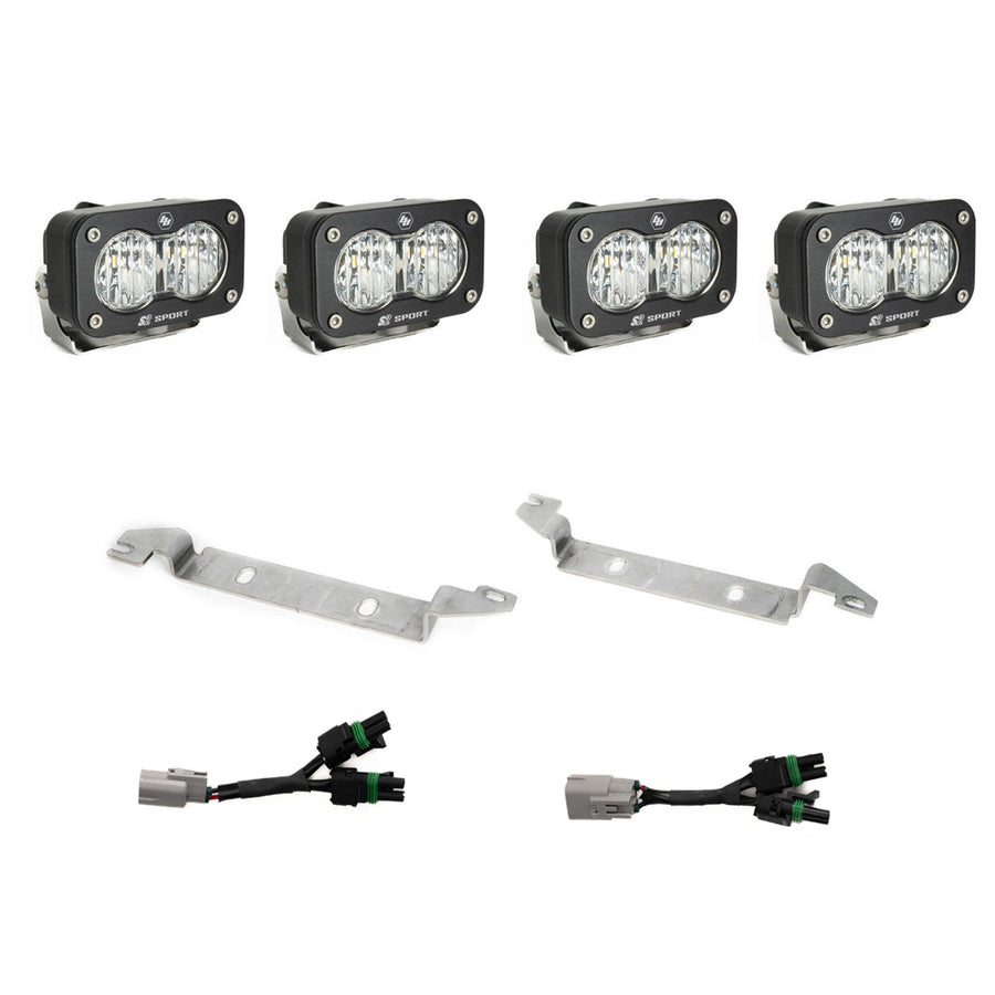 S2 Sport OEM Fog Light Replacement Kit - 2025-2026 Toyota 4Runner Pro/Trailhunter Wide Cornering Clear