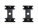ICON 2011-2025 Ford F-250/F-350 Super Duty, Rear, U-Bolt Plate Kit for Ford Super Duty
