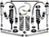 ICON 2003-09 Lexus GX470, 0-3.5" Lift, Stage 6 Suspension System, Billet UCA for Lexus GX470