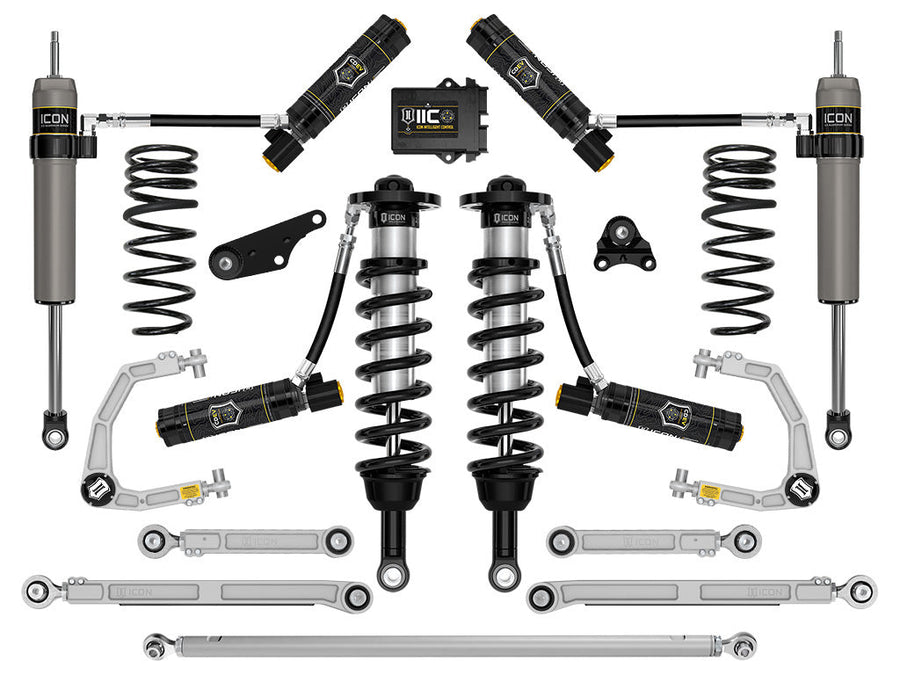 ICON 2025-2026 Toyota 4Runner 4WD, 1.25-3" Lift, Stage 14 Suspension System, Billet for Toyota 4Runner