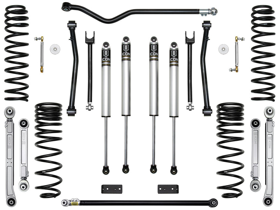ICON 2020-Up Jeep Gladiator, 2.5" Lift, Stage 5 Suspension System, Billet UCA for Jeep Gladiator