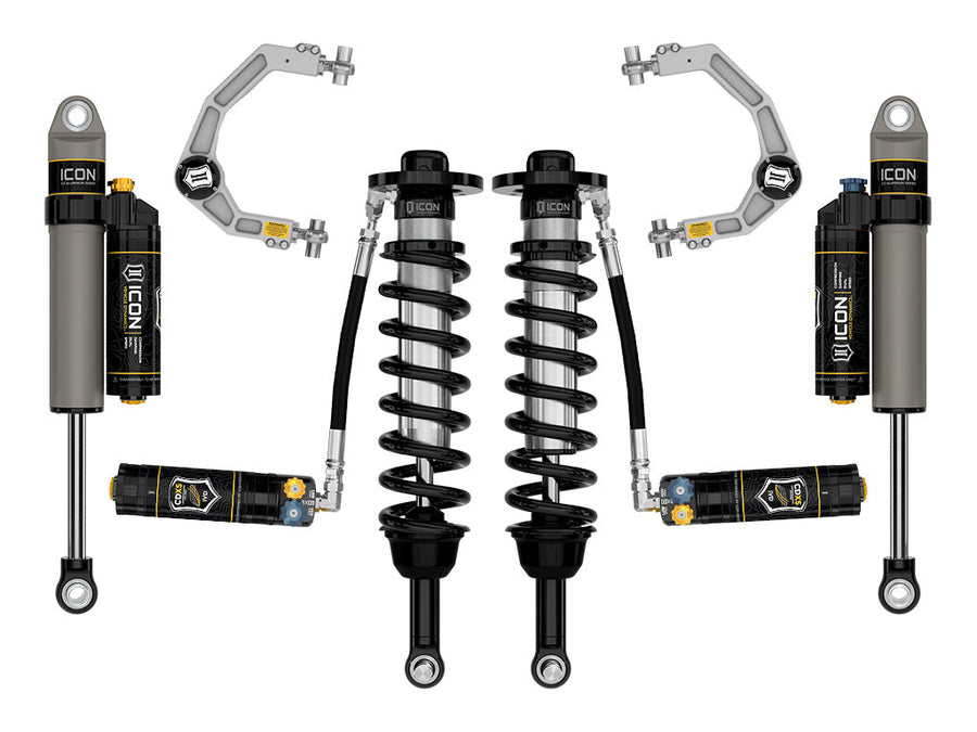 ICON 2021-2025 Ford F-150 4WD, 2.75-3.5" Lift, Stage 4 Suspension System, Billet, CDXS for Ford F-150