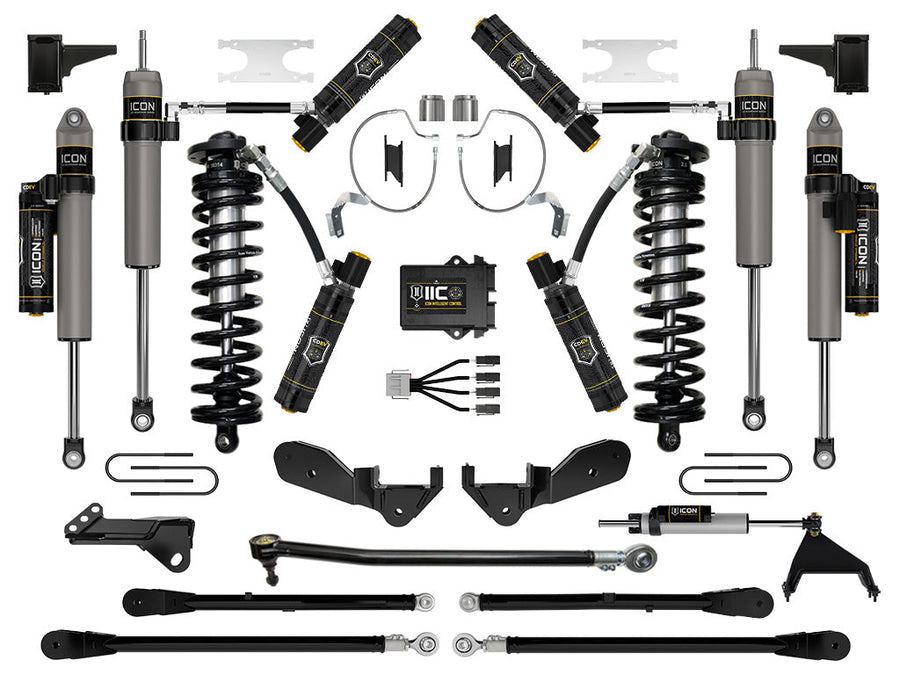 ICON 2023-2025 Ford F-250/F-350 Super Duty 4WD, 4-5.5" Lift, Stage 9 Coilover Conversion System for Ford Super Duty