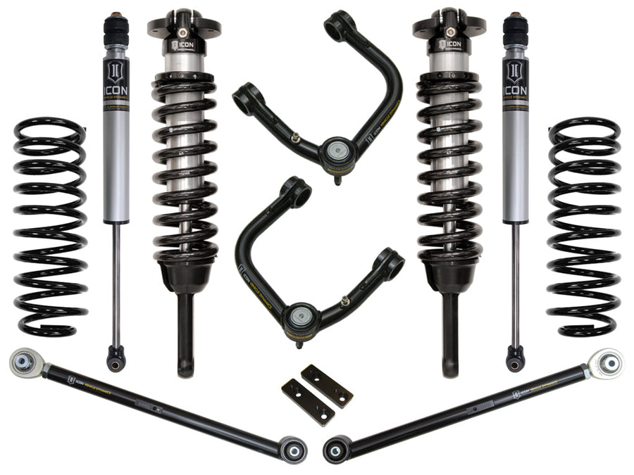 ICON 03-09 4Runner/FJ Cruiser 0-3.5" Lift Stage 3 Suspension System, Tubular UCA for Toyota 4Runner