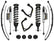 ICON 19-21 Ford Ranger, 0-3.5" Lift, Stage 6 Susp System, Tubular UCA Al Knuckle for Ford Ranger
