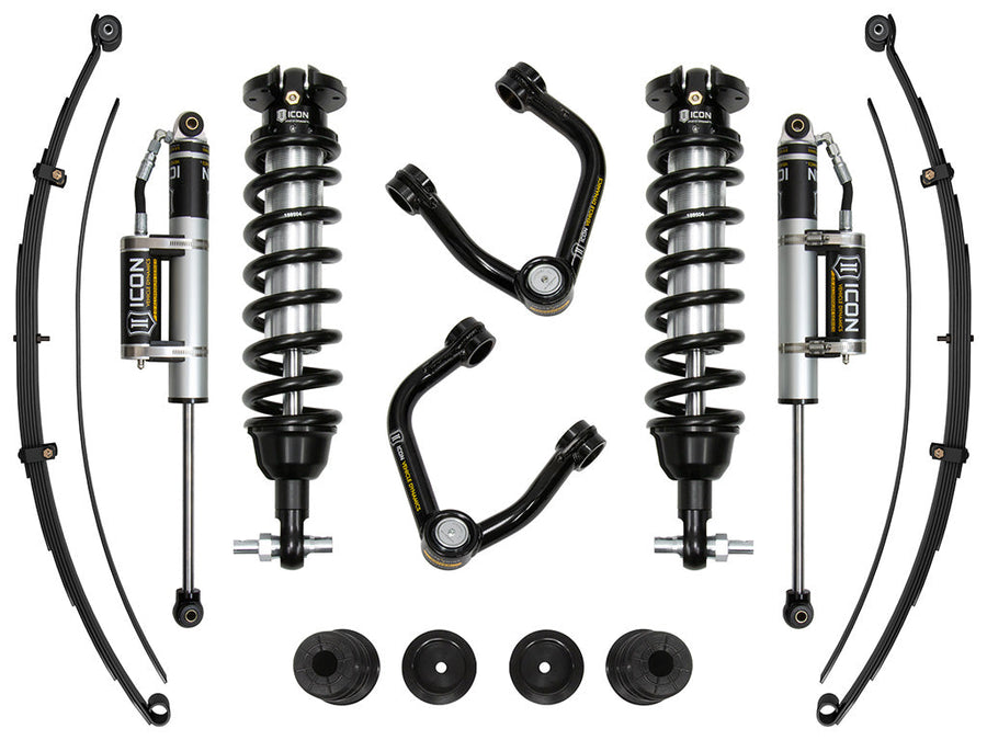 ICON 19-21 Ford Ranger, 0-3.5" Lift, Stage 6 Susp System, Tubular UCA Al Knuckle for Ford Ranger