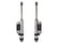 ICON 2019-2026 Chevrolet Silverado 1500/GMC Sierra 1500, 0-2" Lift, Rear, V.S. 2.5 Aluminum Series Shock Absorbers, Piggyback Reservoir w/ CDCV, Pair for Chevrolet Silverado