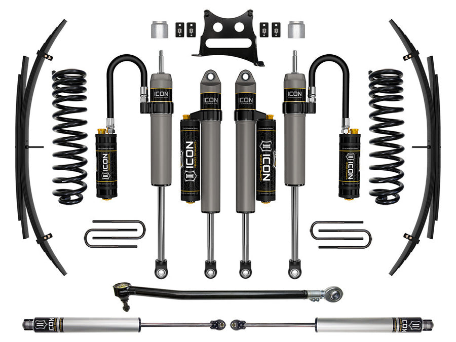 ICON 2017-2019 Ford F-250/F-350 Super Duty 4WD Diesel, 2.5" Lift, Stage 5 Suspension System w/ Expansion Packs for Ford Super Duty