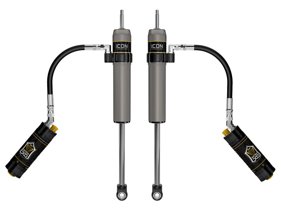 ICON 2023-2025 Ford F-250/F-350 Super Duty 4WD, 4.5” Lift, Front, V.S. 2.5 Aluminum Series Shocks, Remote Reservoir w/ CDCV, Pair for Ford Super Duty
