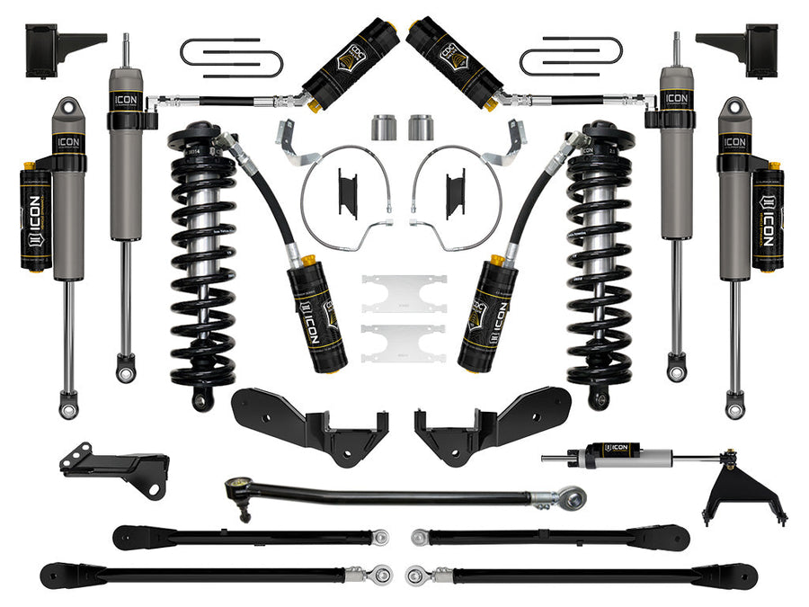 ICON 2023-2025 Ford F-250/F-350 Super Duty 4WD, 4-5.5" Lift, Stage 7 Coilover Conversion System for Ford Super Duty
