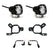 S1 Fog Pocket Light Kit - GMC/Chevy 2023-2026 Canyon/Colorado; 2024-2026 Yukon, 2500/3500; 2022-2026 Sierra 1500 AT4-X Wide Cornering Clear