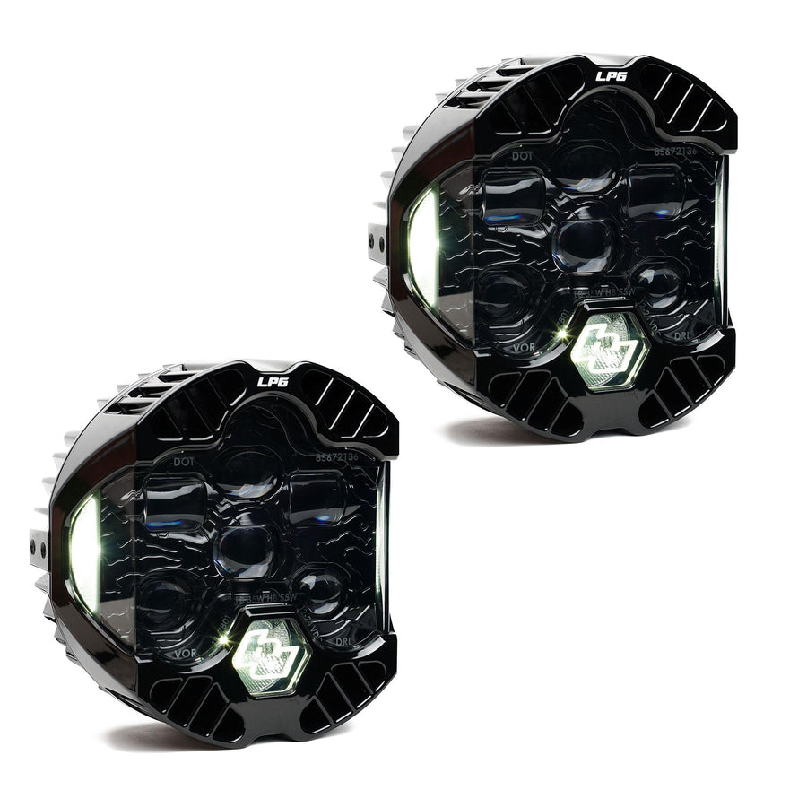 DOT LP6 LED Headlight Replacement Pair White