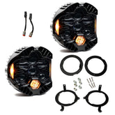 DOT LP6 LED Headlight Kit - Jeep 2018-2026 Wrangler JL; 2020-2026 Gladiator JT; NOTE w/LED Headlights Amber