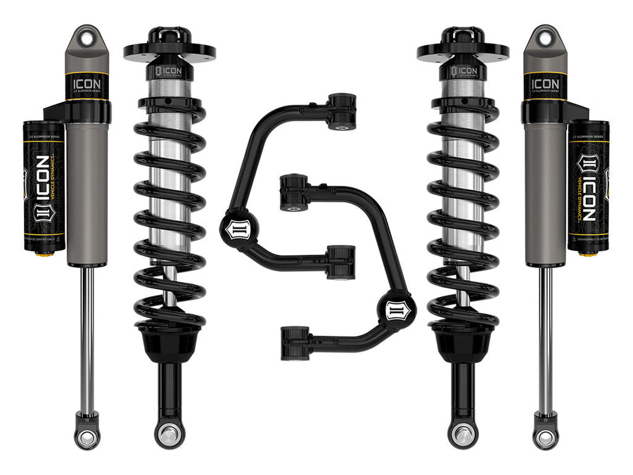 ICON 2021-2025 Ford F-150 4WD, 2.75-3.5" Lift, Stage 2 Suspension System, Tubular for Ford F-150
