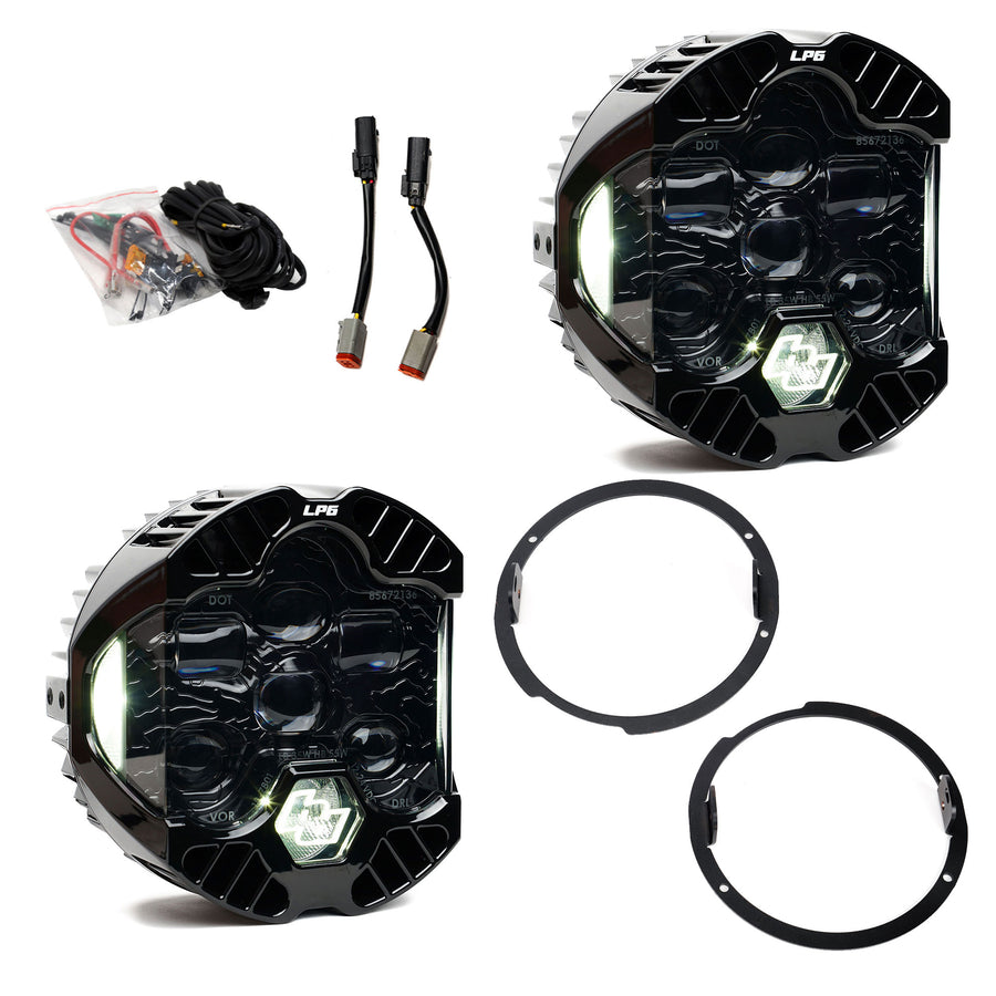DOT LP6 LED Headlight Kit - Jeep 2007-2018 Wrangler JK White