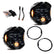 DOT LP6 LED Headlight Kit - Jeep 2007-2018 Wrangler JK Amber