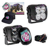 Baja Designs x Shreddy XL Pro Limited Edition LED Light Pod Pair Driving/Combo Clear