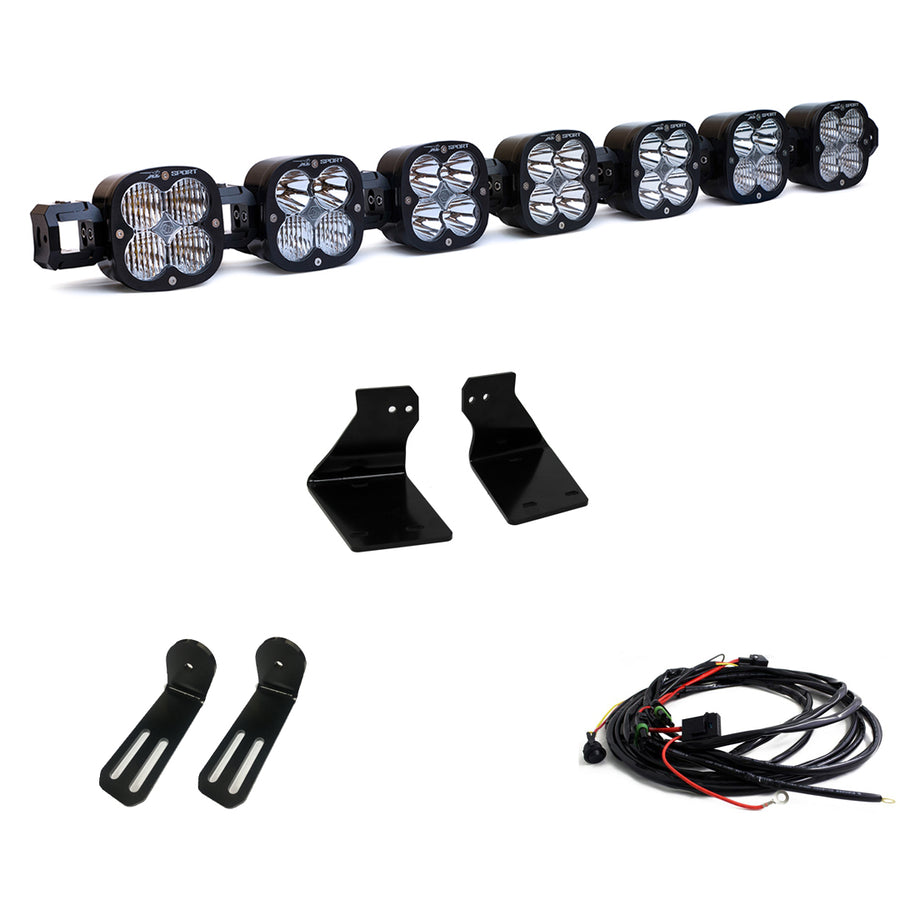 Ford XL Linkable Bumper Light Kit - Ford 2020-22 F-250 Super Duty; 2020-22 F-350 Super Duty XL Sport Linkable Multi Pattern