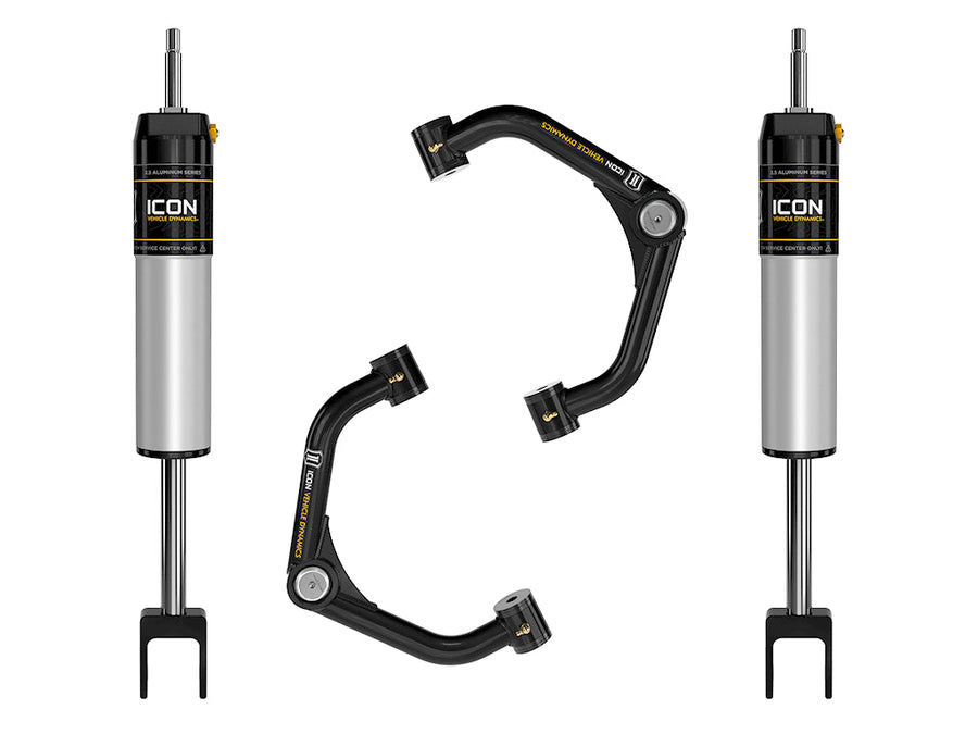 ICON 2020-2026 GM 2500/3500 HD, 0-2” Lift, V.S. 2.5 Aluminum Series Shock System, Internal Reservoir, Tubular for Chevrolet Silverado