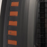 92-96 Ford F-Series/Bronco LUXX-Series LED Projector Headlights Alpha-Black | AlphaRex
