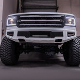92-96 Ford F-Series/Bronco LUXX-Series LED Projector Headlights Chrome | AlphaRex