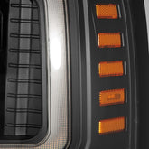 92-96 Ford F-Series/Bronco NOVA-Series LED Projector Headlights Black | AlphaRex