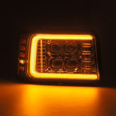 92-96 Ford F-Series/Bronco NOVA-Series LED Projector Headlights Chrome | AlphaRex